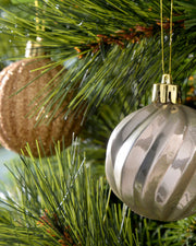 48 Copper/Champagne Shatterproof Baubles