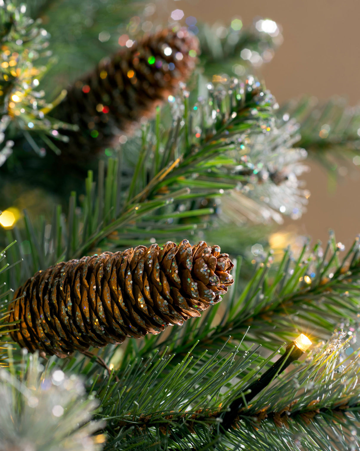 Pre-lit Blue Brockton Spruce Christmas Tree