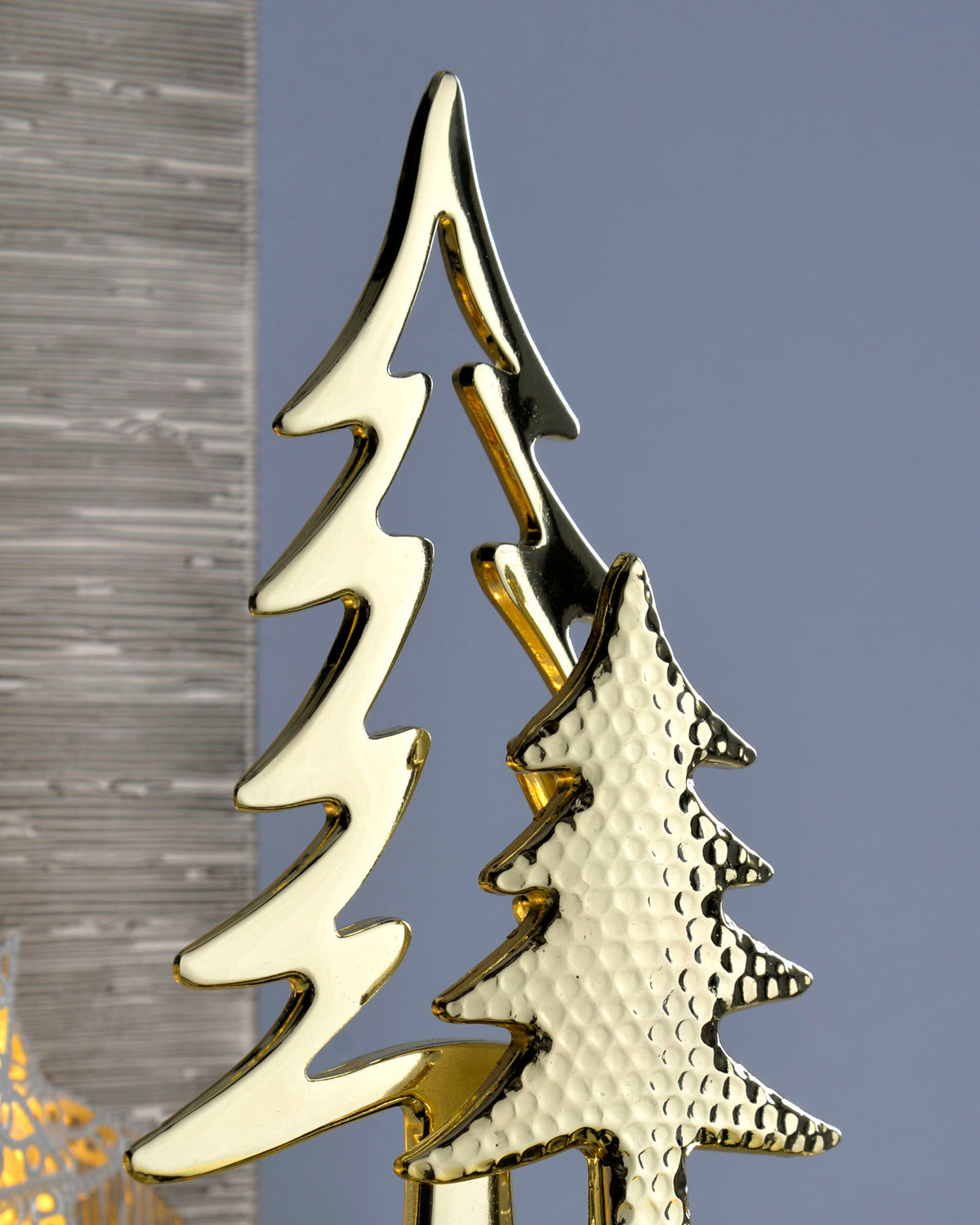 Christmas Tree Stocking Holder, Gold, 18 cm
