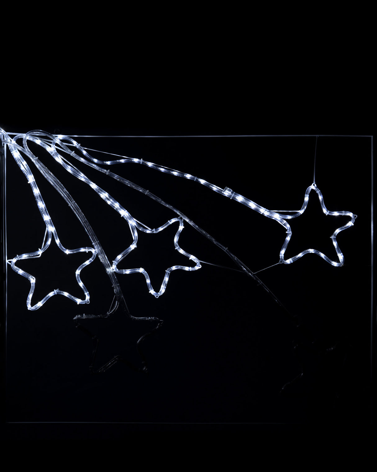 Animated LED Star Burst Rope Light Silhouette, 2.2 m