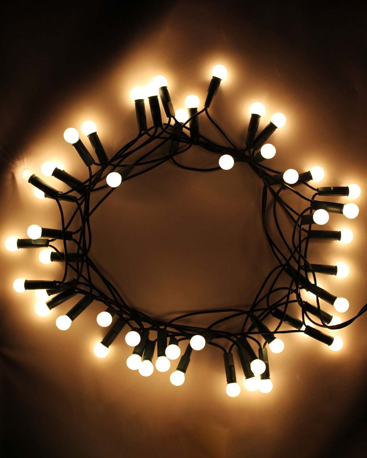 50 Pearlised Warm White Berry Light String, 6.5 m
