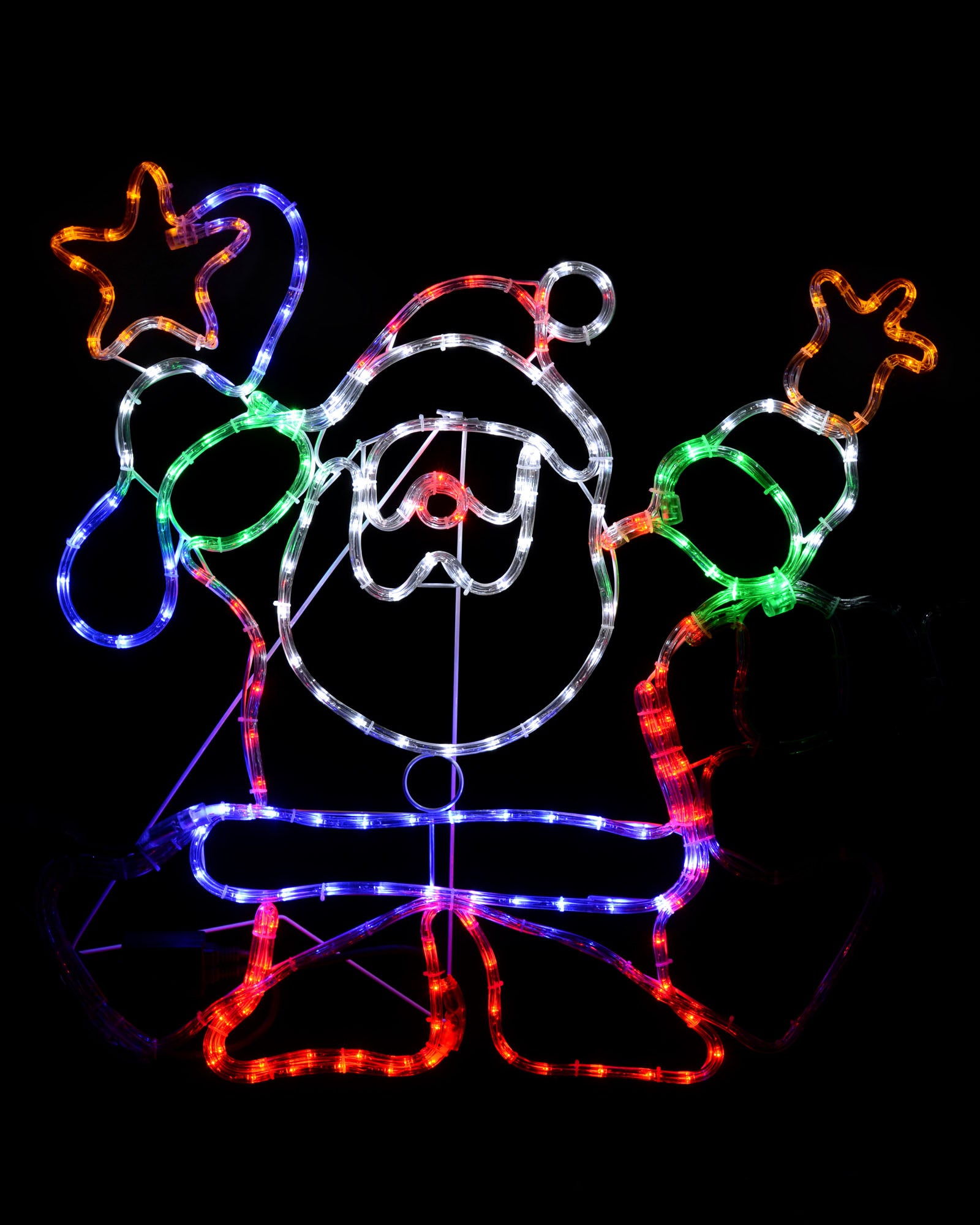 Animated Santa Rope Light Silhouette, 90 Cm — We R Christmas