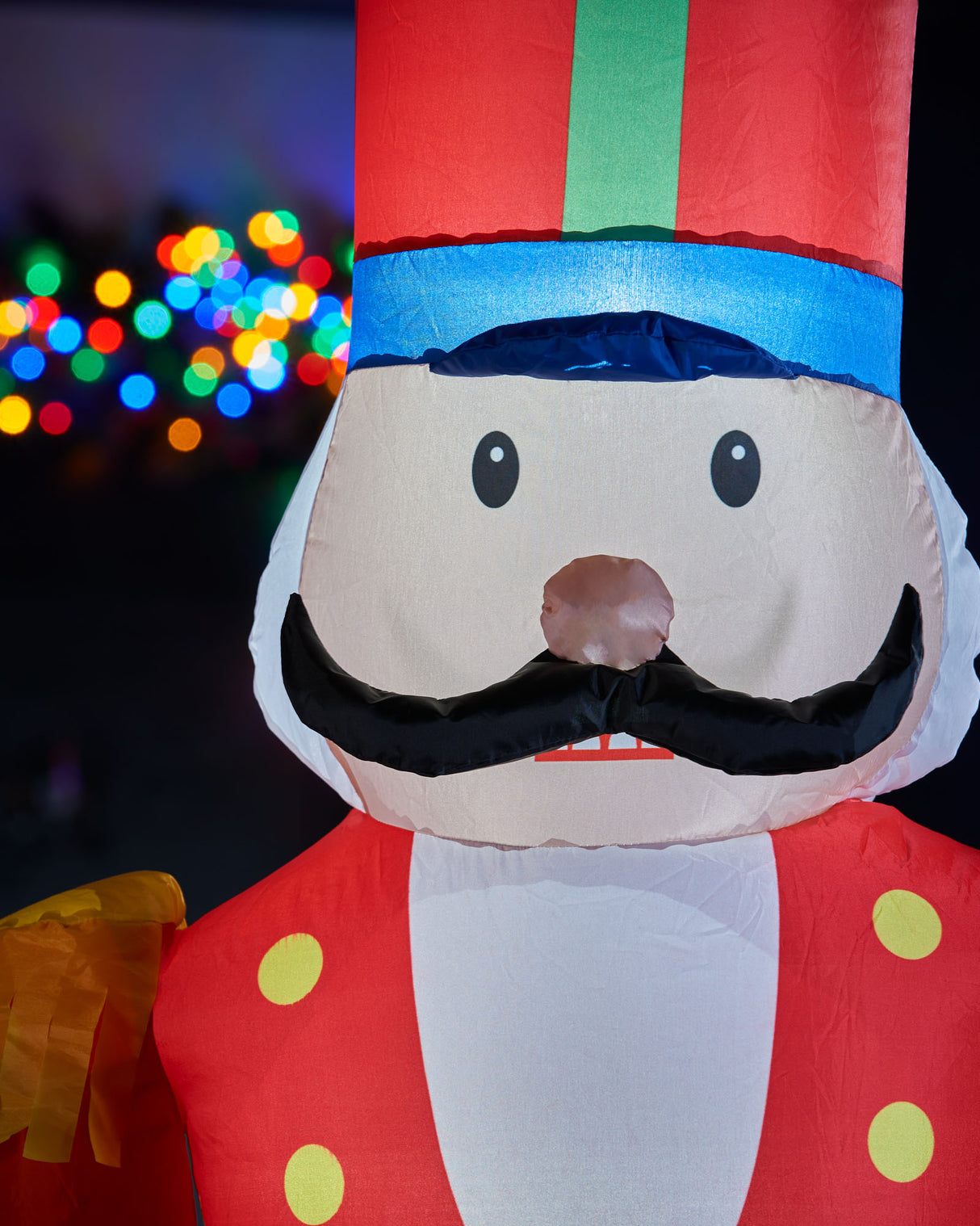 Pre-Lit Inflatable Nutcracker Arch, 8 ft