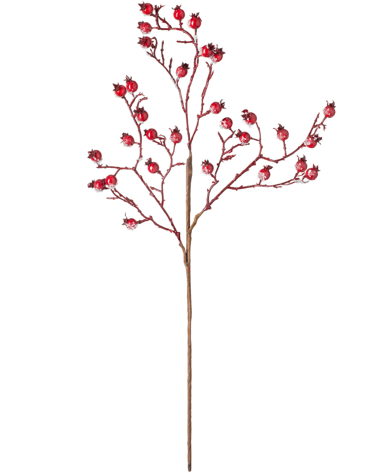 Artificial Berries Tree Pick, Red, 57 cm