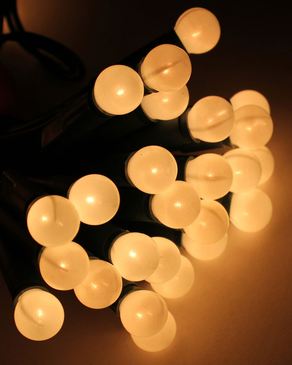 50 Pearlised Warm White Berry Light String, 6.5 m