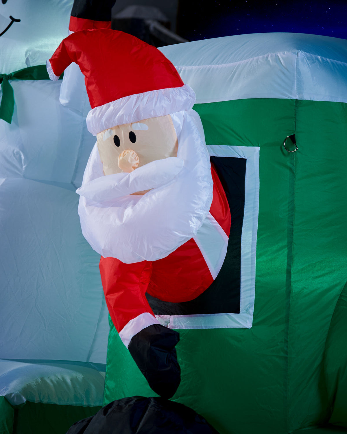 Pre-Lit Inflatable Train, 10.5 ft