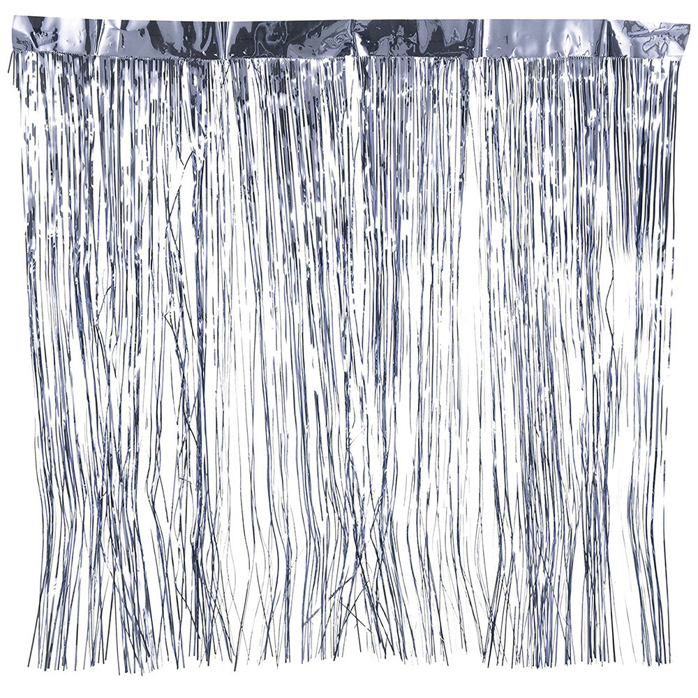 Fine Christmas Tree Decoration Lametta and Tinsel Shreds, 45 cm - Silver