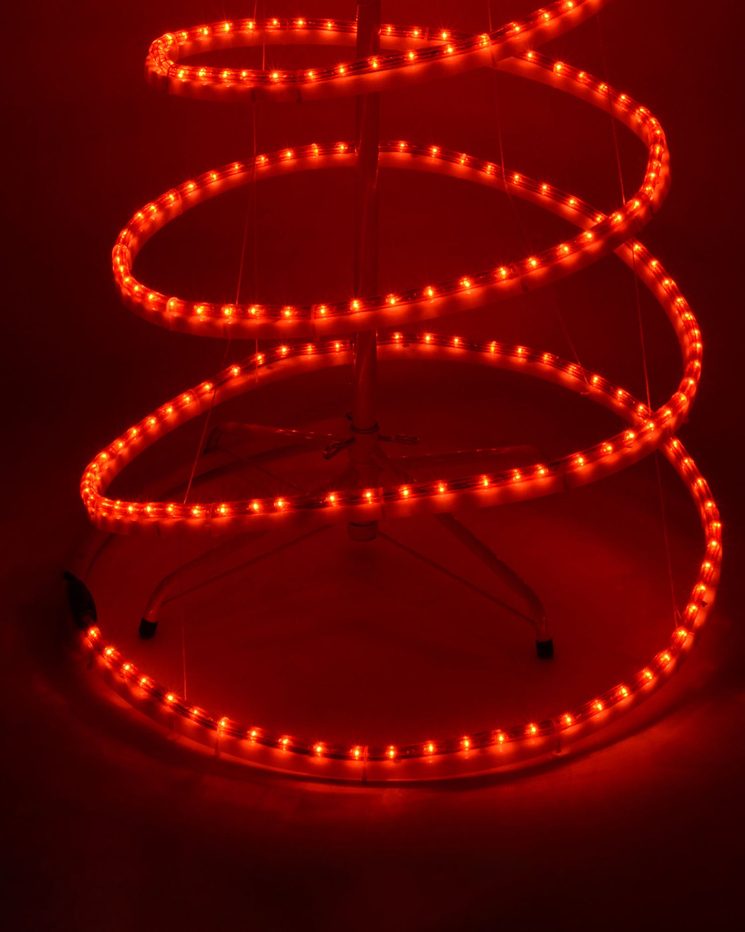 3d Spiral Christmas Tree Rope Light Silhouette 5 Ft We R Christmas 