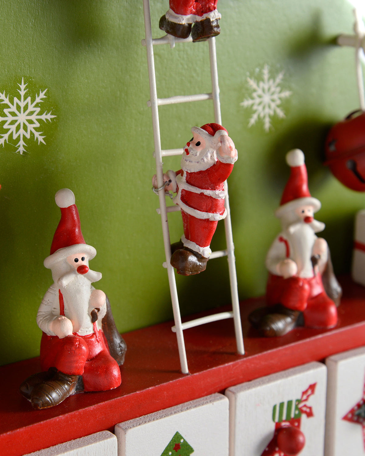 Wooden Christmas Tree Advent Calendar, 40 cm