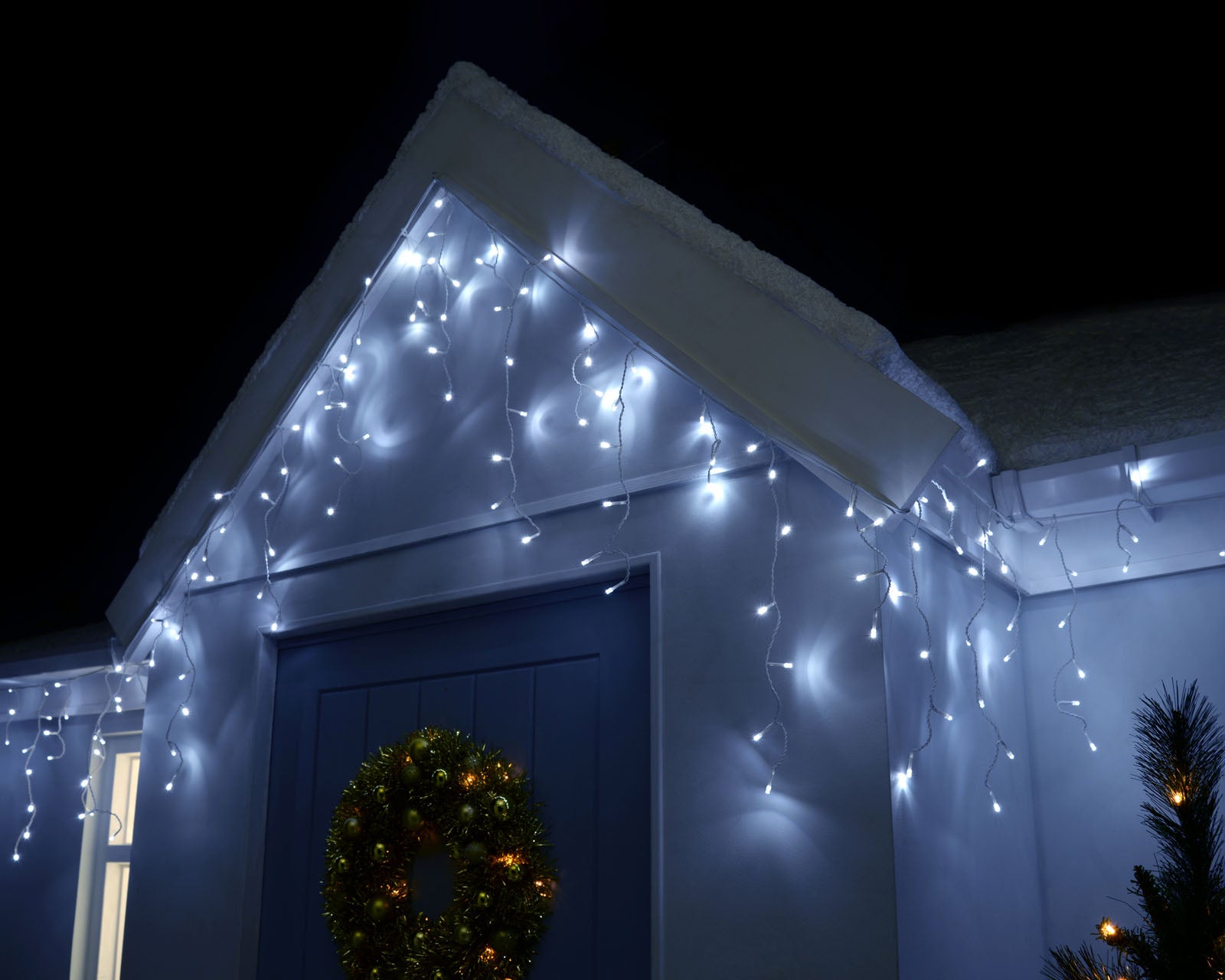 360 LED Icicle Lights, Bright White, 8.8 m