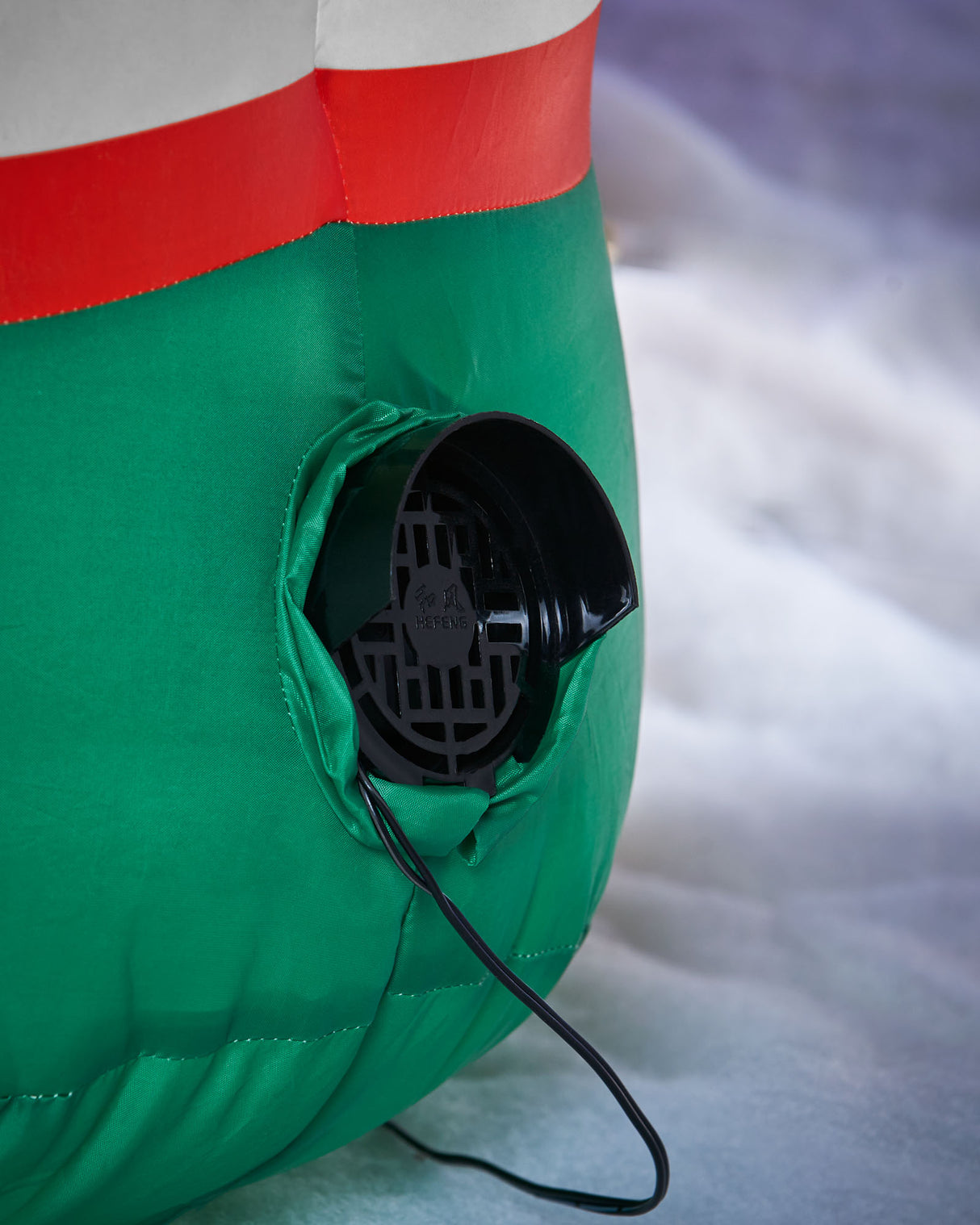 Pre-Lit Inflatable Elf, 5 ft