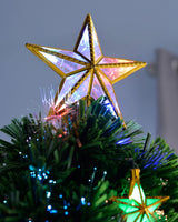Pre-Lit Fibre Optic Christmas Tree with Tree Topper
