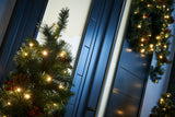 Pre-Lit Decorative Christmas Trees, Wreath & Garland Bundle