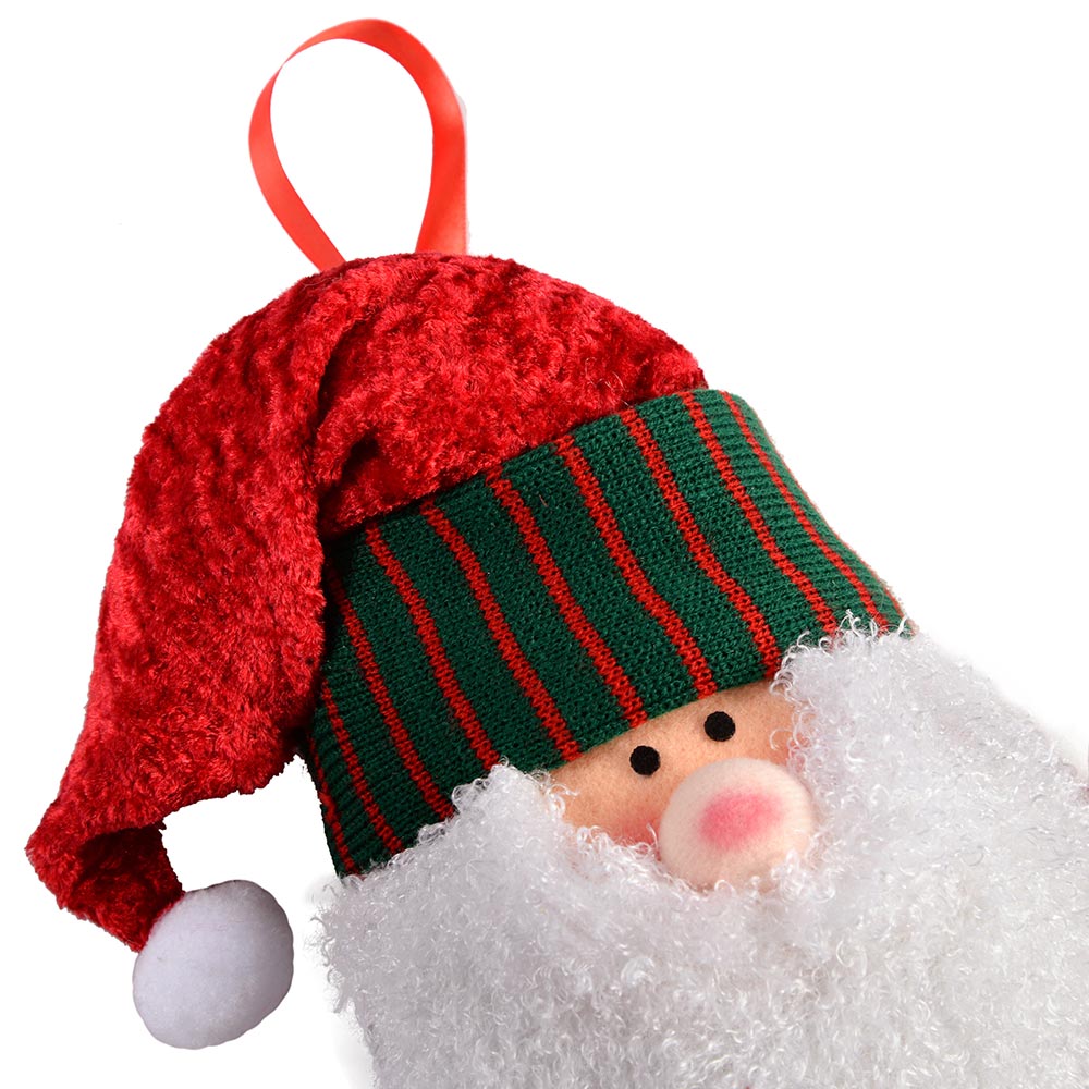 3D Santa Stocking, 55 cm