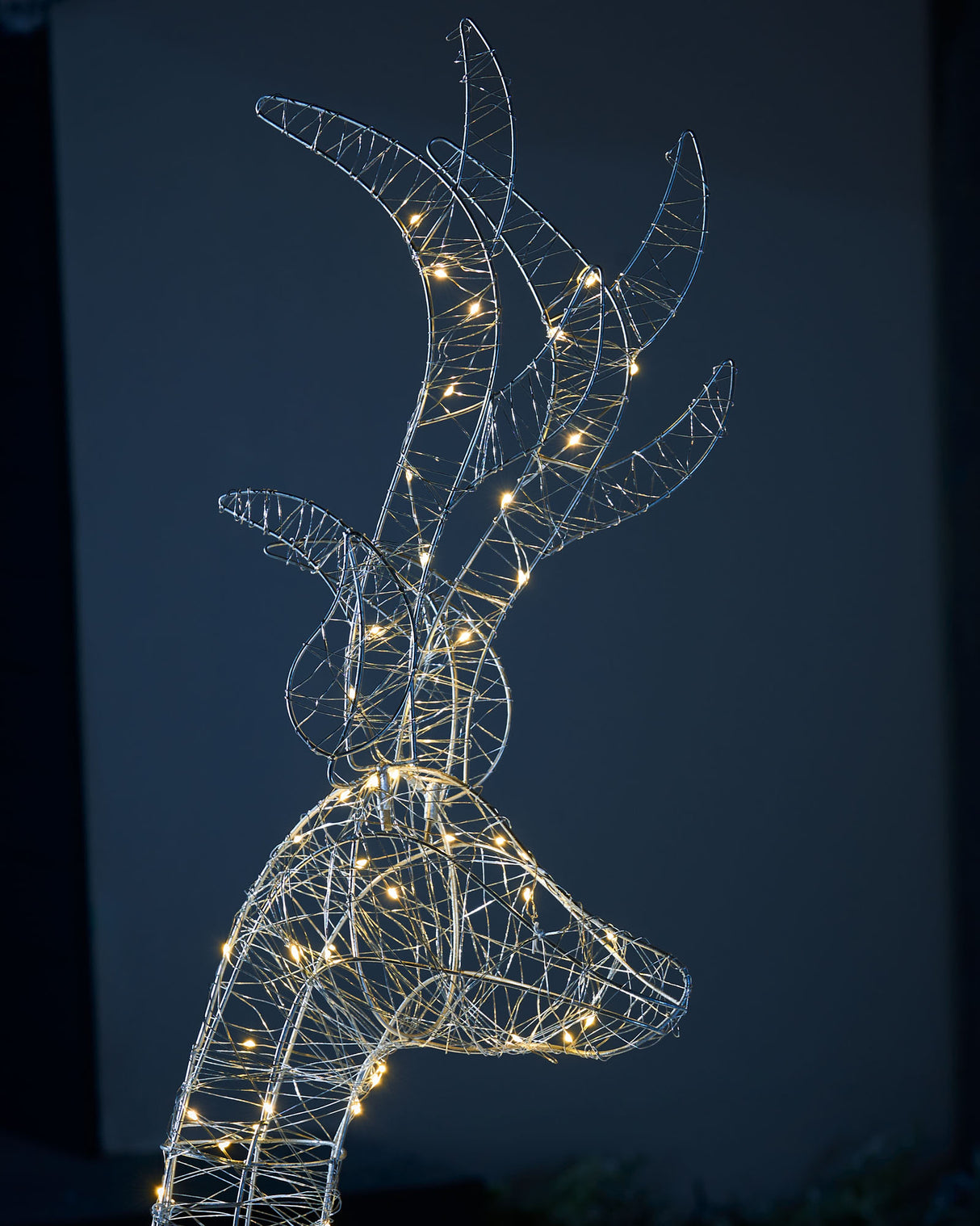 Pre-Lit Micro LED Reindeer Family Silhouette, 135 cm